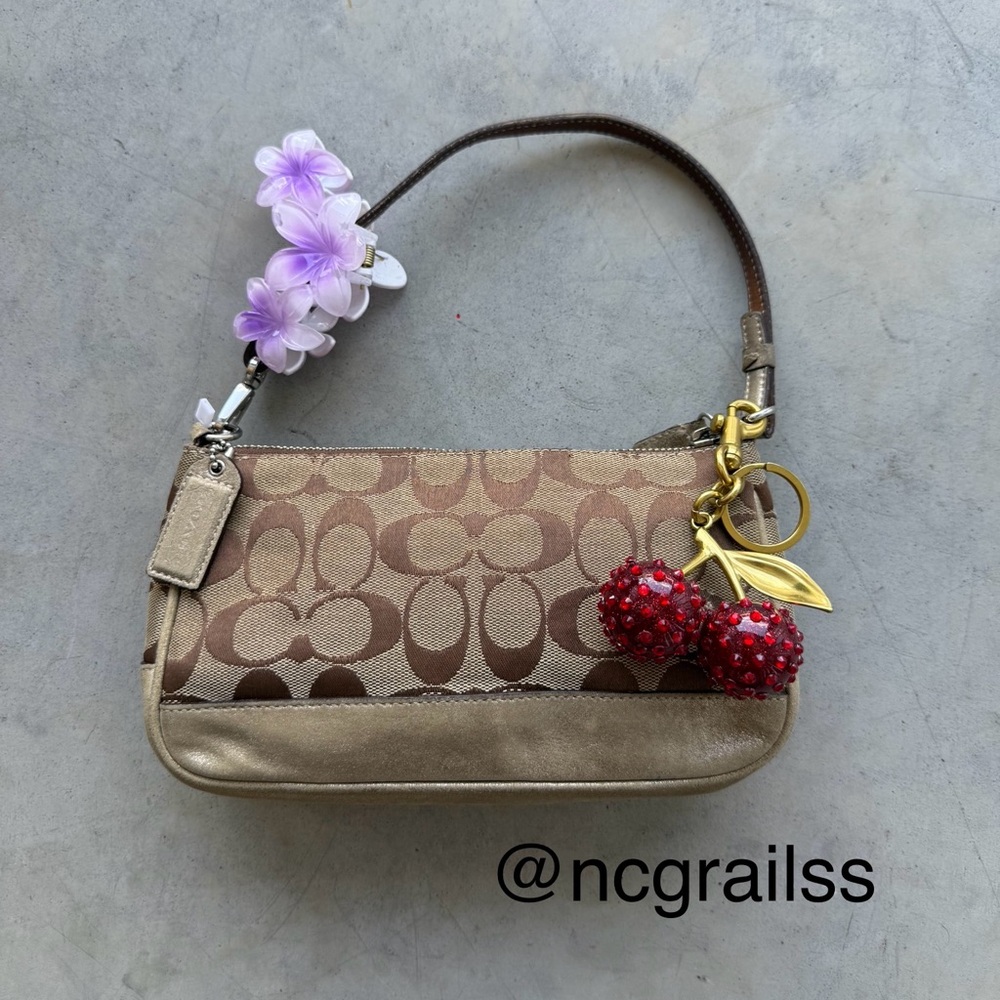 y2k coach demi pochette bag